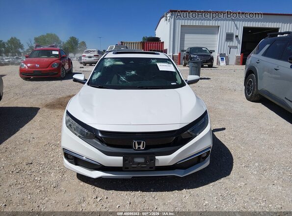 2HGFC1F99LH680446 2020 HONDA CIVIC White Widok zestawu wskaźników