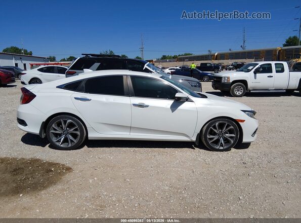 2HGFC1F99LH680446 2020 HONDA CIVIC White Widok wnętrza z tyłu