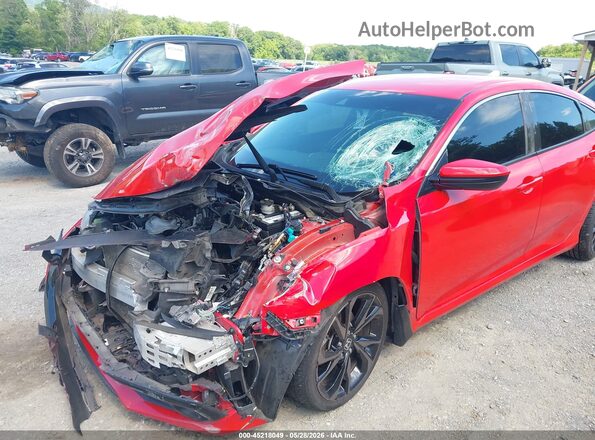 2HGFC2E82LH600998 2020 HONDA CIVIC Red Front view