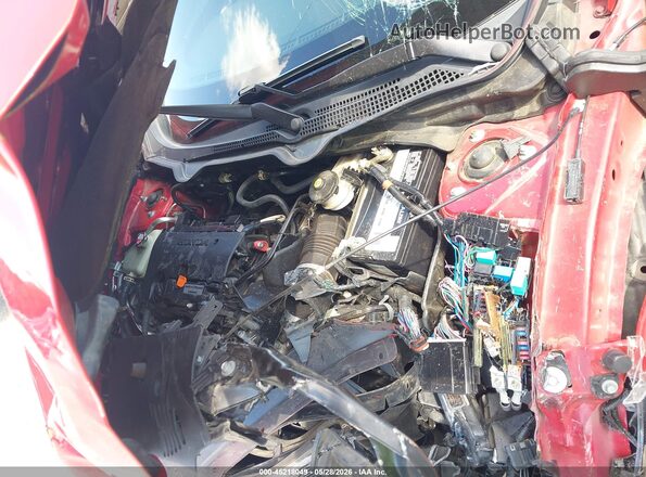 2HGFC2E82LH600998 2020 HONDA CIVIC Red Rear view