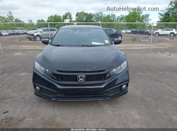2HGFC2E88LH509878 2020 HONDA CIVIC Black Vista del cuadro de instrumentos