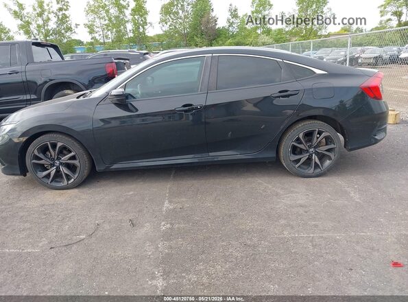 2HGFC2E88LH509878 2020 HONDA CIVIC Black Vista interior de 360 grados