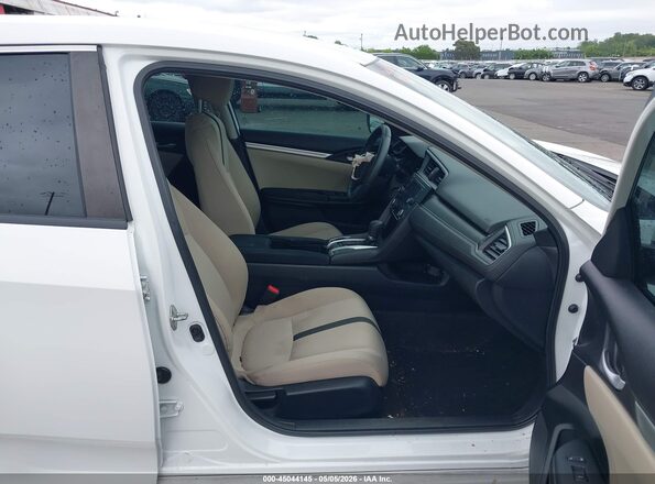 2HGFC2F50GH522165 2016 HONDA CIVIC Белый Вид салона спереди