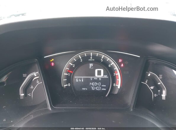 2HGFC2F50GH522165 2016 HONDA CIVIC Белый Вид задних сидений