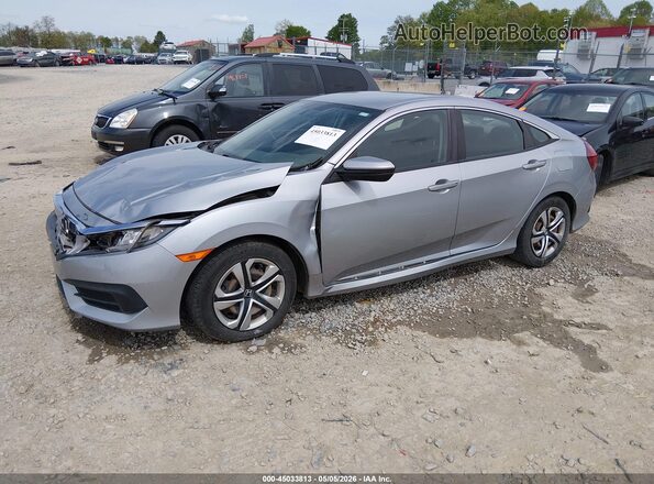 2HGFC2F50HH553319 2017 HONDA CIVIC Gray Front left