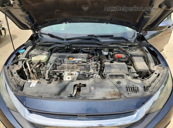 2HGFC2F50HH577426 2017 HONDA CIVIC Blue Vista interior trasera