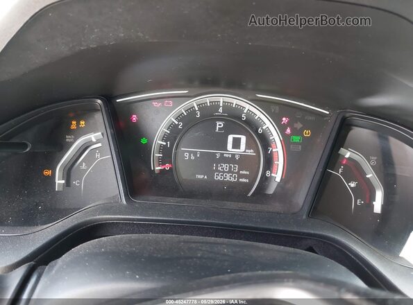 2HGFC2F50JH532993 2018 HONDA CIVIC White Widok tylnych siedzeń