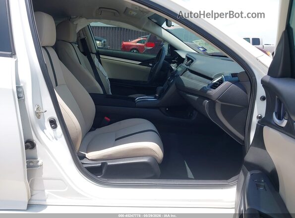 2HGFC2F50JH532993 2018 HONDA CIVIC White Widok wnętrza z przodu