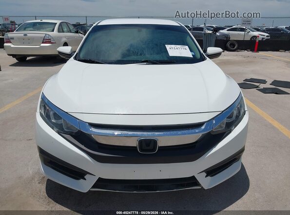 2HGFC2F50JH532993 2018 HONDA CIVIC White Widok wnętrza z tyłu
