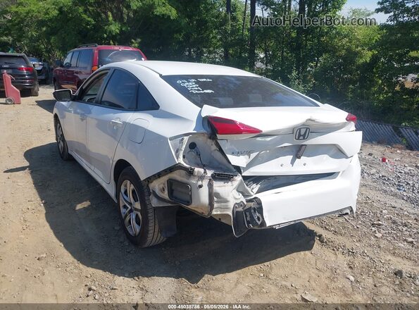 2HGFC2F50JH541287 2018 HONDA CIVIC White Tył lewy