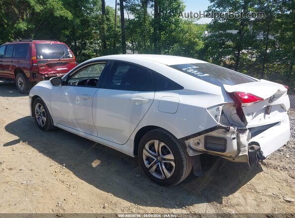 2HGFC2F50JH541287 2018 HONDA CIVIC White Widok wnętrza z tyłu