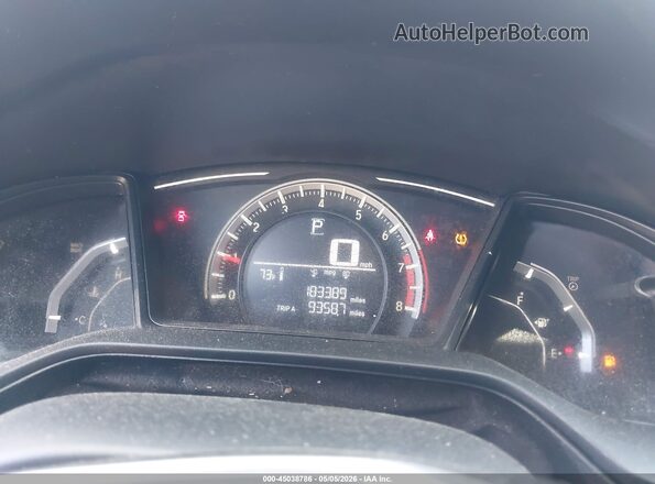 2HGFC2F50JH541287 2018 HONDA CIVIC White Widok tylnych siedzeń