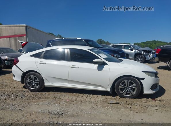 2HGFC2F50JH541287 2018 HONDA CIVIC White Widok zestawu wskaźników