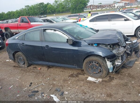 2HGFC2F50JH597939 2018 HONDA CIVIC Blue Widok wnętrza z tyłu