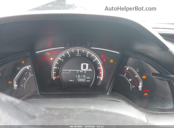 2HGFC2F50JH597939 2018 HONDA CIVIC Blue Widok tylnych siedzeń