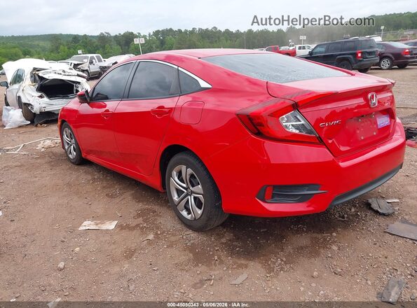 2HGFC2F51HH576074 2017 HONDA CIVIC Red Задня ліва чверть