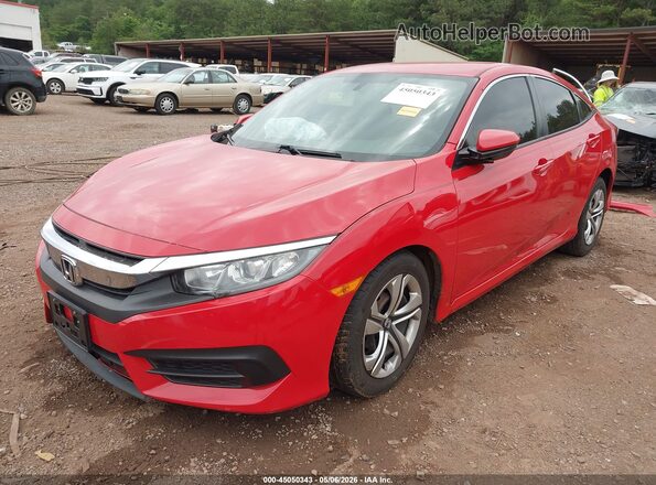 2HGFC2F51HH576074 2017 HONDA CIVIC Red Передня ліва чверть