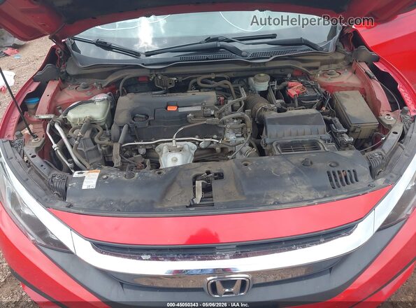2HGFC2F51HH576074 2017 HONDA CIVIC Red Вид ззаду
