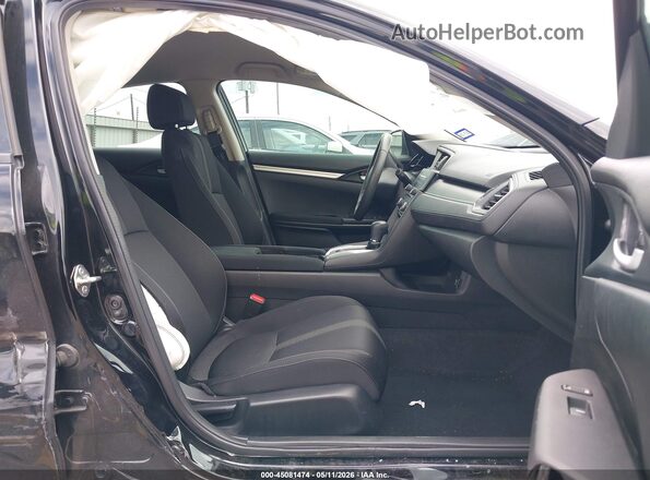 2HGFC2F51JH591552 2018 HONDA CIVIC Black Widok wnętrza z przodu