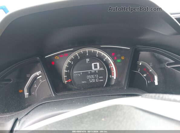 2HGFC2F51JH591552 2018 HONDA CIVIC Black Widok tylnych siedzeń