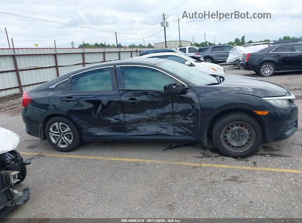 2HGFC2F51JH591552 2018 HONDA CIVIC Black Widok zestawu wskaźników