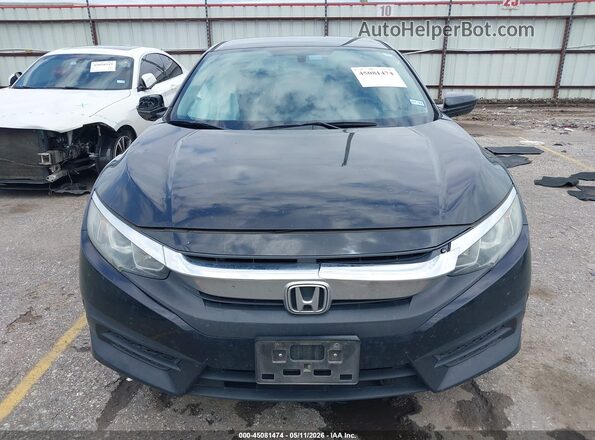 2HGFC2F51JH591552 2018 HONDA CIVIC Black Widok deski rozdzielczej