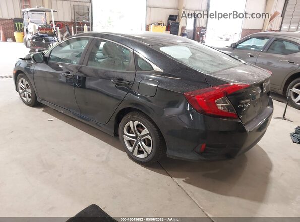 2HGFC2F51JH607832 2018 HONDA CIVIC Black უკანა მარცხენა