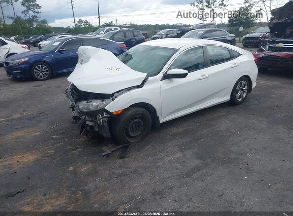 2HGFC2F52GH544443 2016 HONDA CIVIC White Przód lewy
