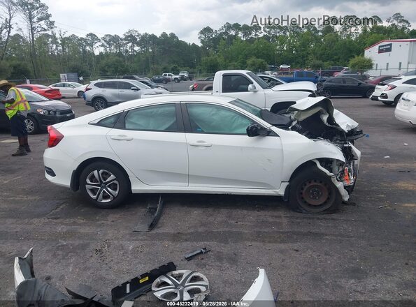 2HGFC2F52GH544443 2016 HONDA CIVIC White Widok wnętrza z tyłu