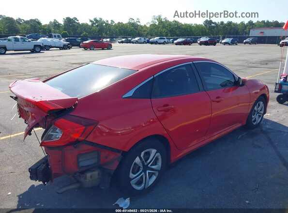 2HGFC2F52HH506504 2017 HONDA CIVIC Красный Задняя правая четверть