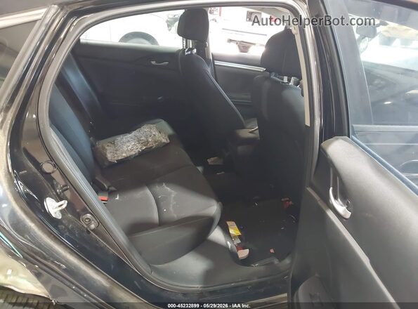 2HGFC2F52JH529867 2018 HONDA CIVIC Black Vista de la etiqueta del VIN