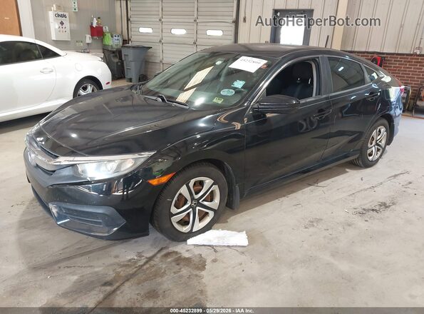 2HGFC2F52JH529867 2018 HONDA CIVIC Black Vista tres cuartos delantera izquierda