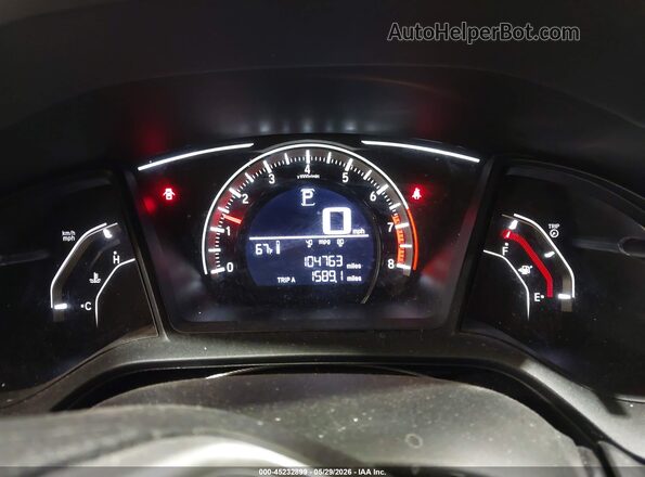 2HGFC2F52JH529867 2018 HONDA CIVIC Black Vista de los asientos traseros