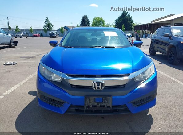 2HGFC2F53GH550378 2016 HONDA CIVIC Blue უკანა სალონის ხედი