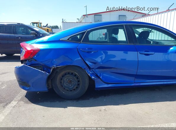2HGFC2F53GH550378 2016 HONDA CIVIC Blue წინა ხედი