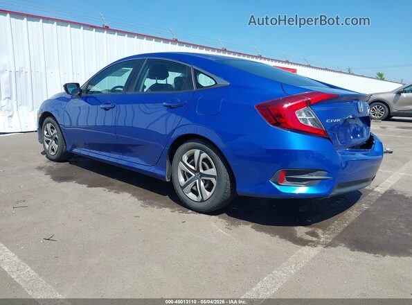 2HGFC2F53GH550378 2016 HONDA CIVIC Blue უკანა მარცხენა