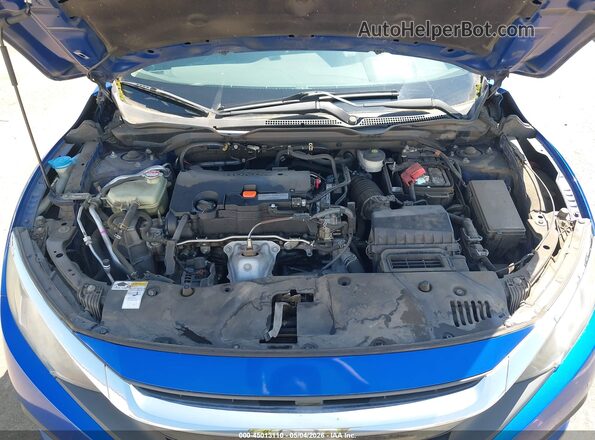 2HGFC2F53GH550378 2016 HONDA CIVIC Blue უკანა ხედი