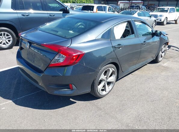 2HGFC2F53HH568459 2017 HONDA CIVIC Dark Blue Задняя правая четверть