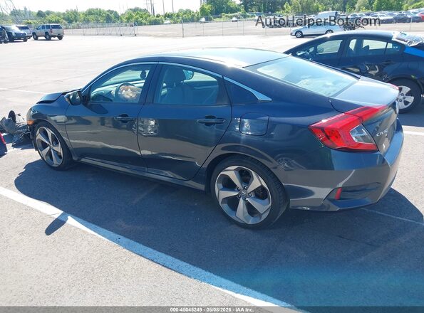 2HGFC2F53HH568459 2017 HONDA CIVIC Dark Blue Панорамный вид салона 360°