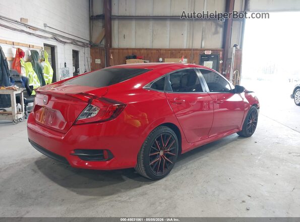 2HGFC2F53JH570766 2018 HONDA CIVIC Red Tył prawy