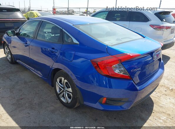 2HGFC2F53JH572596 2018 HONDA CIVIC Blue უკანა მარცხენა