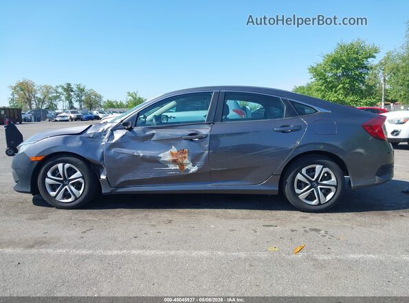 2HGFC2F54GH557338 2016 HONDA CIVIC Gray Widok wnętrza 360 stopni