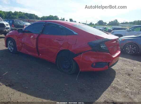 2HGFC2F54HH530027 2017 HONDA CIVIC Red Задня ліва чверть