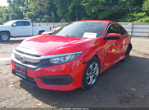 2HGFC2F54HH530027 2017 HONDA CIVIC Red Передня ліва чверть