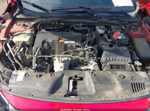 2HGFC2F54HH530027 2017 HONDA CIVIC Red Вид ззаду