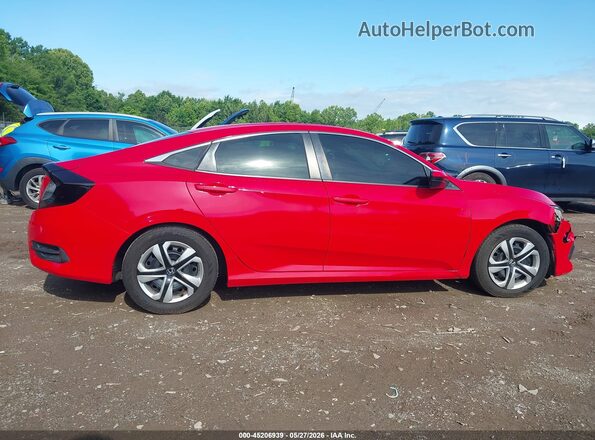 2HGFC2F54HH530027 2017 HONDA CIVIC Red Вид задньої частини салону
