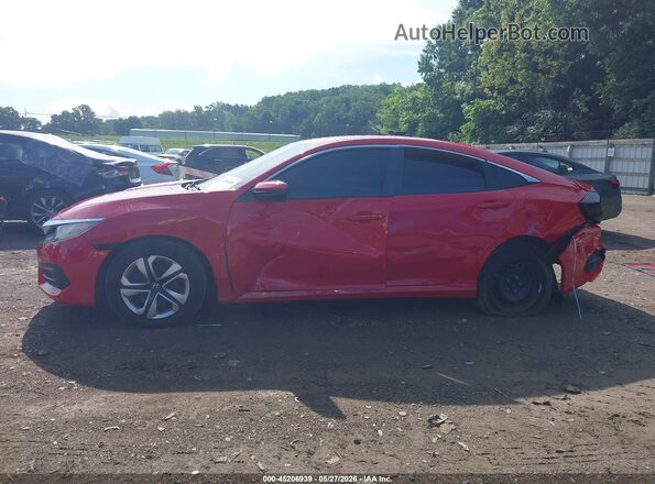 2HGFC2F54HH530027 2017 HONDA CIVIC Red Панорамний вид салону 360°