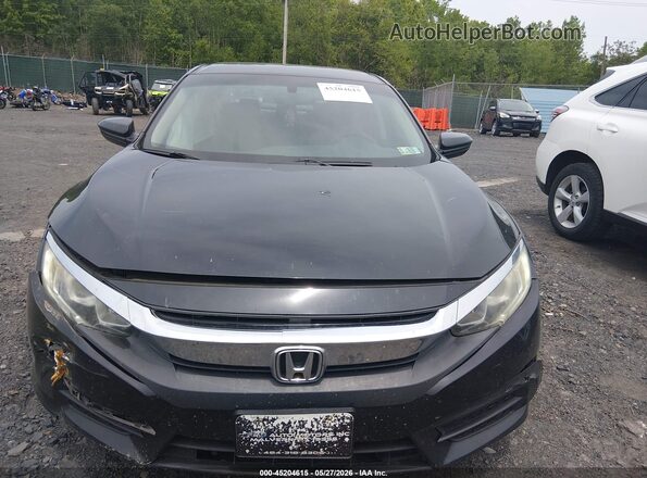 2HGFC2F54HH551833 2017 HONDA CIVIC Black Вид щитка приладів