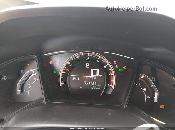 2HGFC2F55HH501846 2017 HONDA CIVIC Gray Հետևի նստատեղերի տեսք