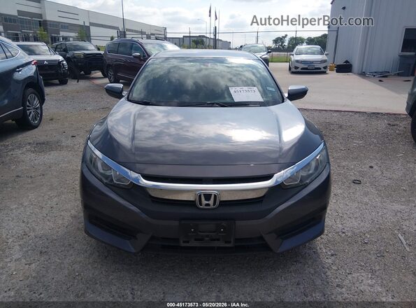2HGFC2F55HH501846 2017 HONDA CIVIC Gray Սարքավորումների վահանակի տեսք